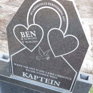 KAPTEIN Ben 1952-2019