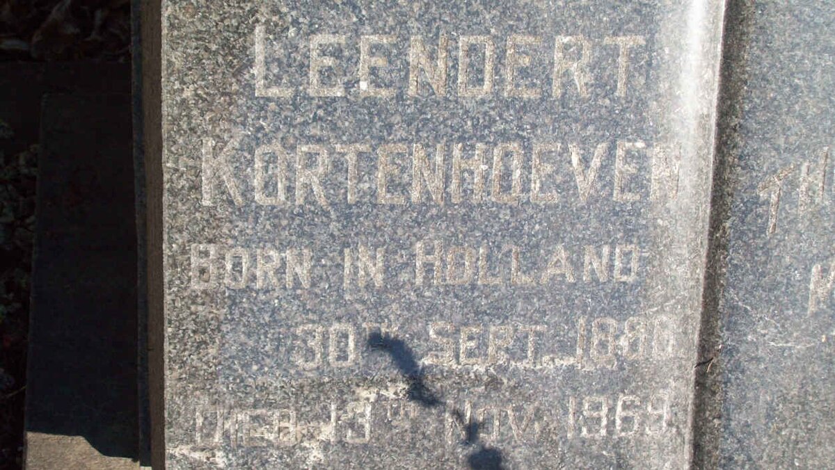 KORTENHOEVEN Leendert 188?-1969
