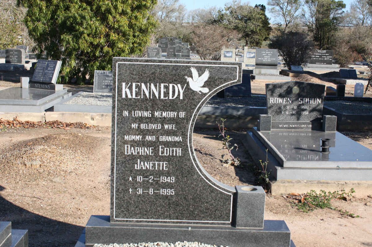 KENNEDY Daphne Edith Janette 1949-1995