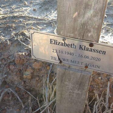 KLAASSEN Elizabeth 1940-2020