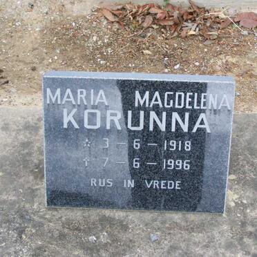 KORUNNA Maria Magdelena 1918-1996