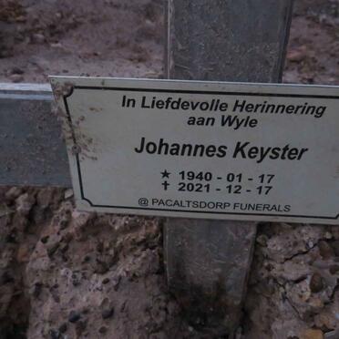 KEYSTER Johannes 1940-2021