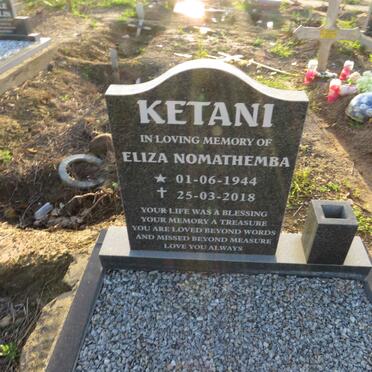 KETANI Eliza Nomathemba 1944-2018
