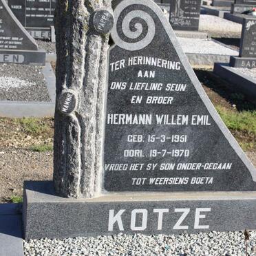KOTZE Hermann Willem Emil 1951-1970