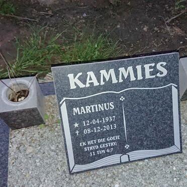 KAMMIES Martinus 1937-2013