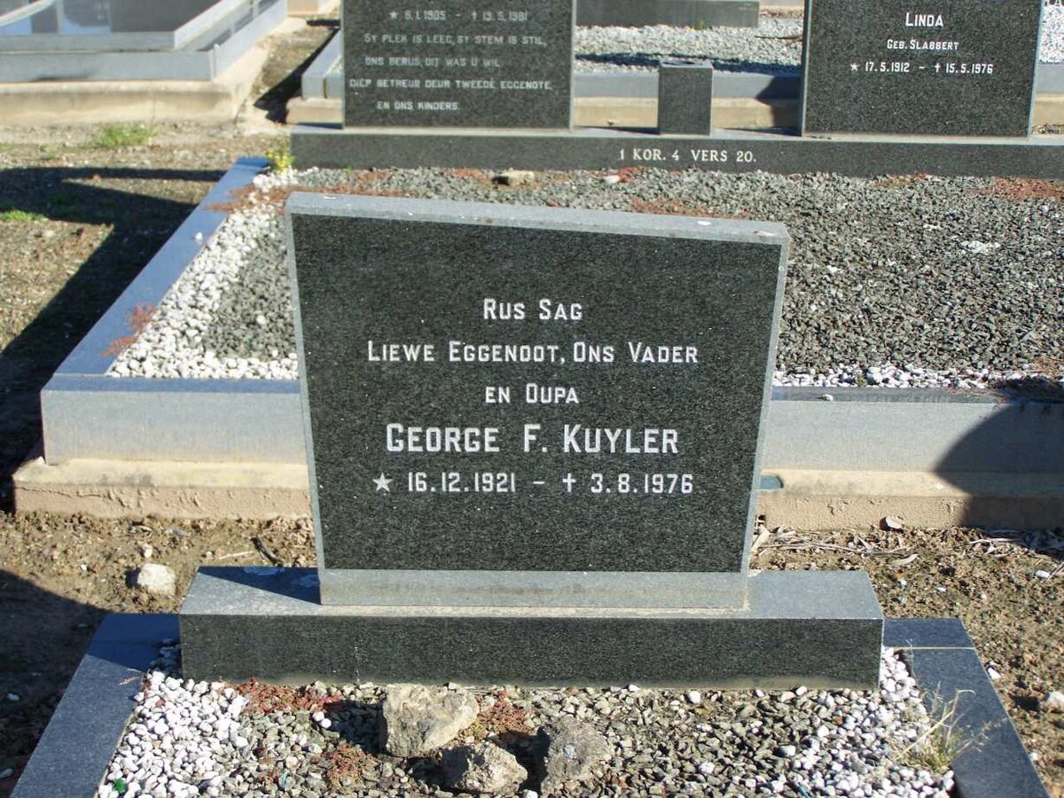 KUYLER George F. 1921-1976