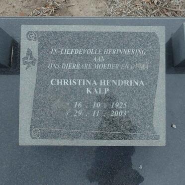KALP Christina Hendrina 1925-2003