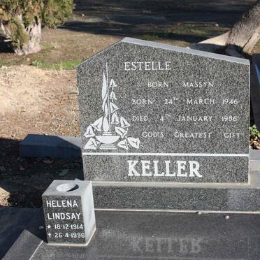 KELLER Estelle nee MASSYN 1946-1986 :: KELLER Helena Lindsay 1914-1996