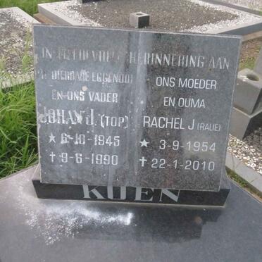 KOEN Johan J. 1945-1990 & Rachel J. 1954-2010