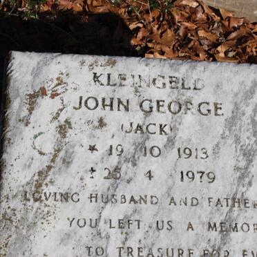 KLEINGELD John George 1913-1978