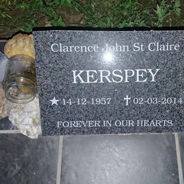 KERSPEY Clarence John St Claire 1957-2014