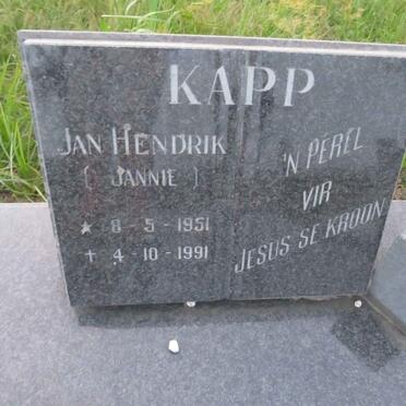 KAPP Jan Hendrik 1951-1991