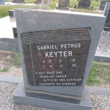 KEYTER Gabriel Petrus 1910-1978 