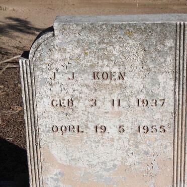 KOEN J.J.  1937-1955