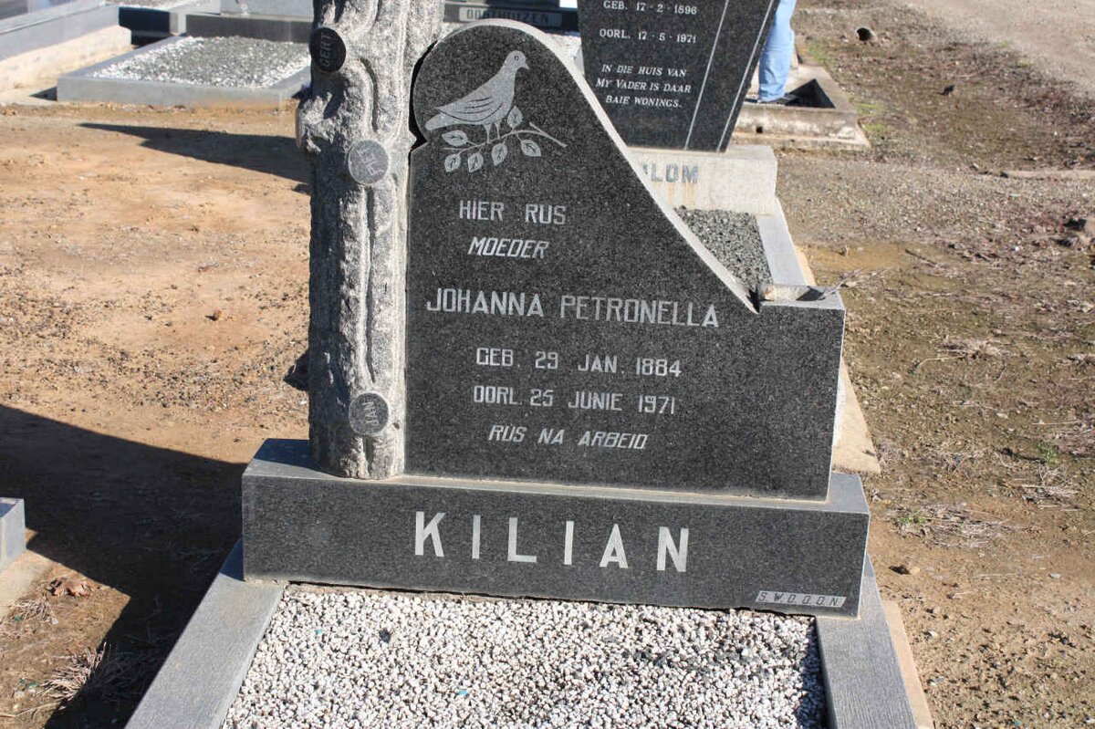 KILIAN Johanna Petronella 1884-1971
