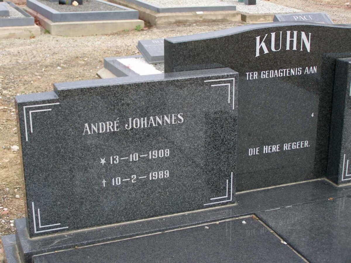 KUHN  Andre Johannes 1908-1989