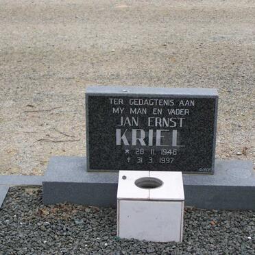 KRIEL Jan Ernst 1945-1997