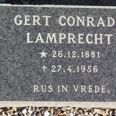 LAMPRECHT Gert Conradt 1881-1956