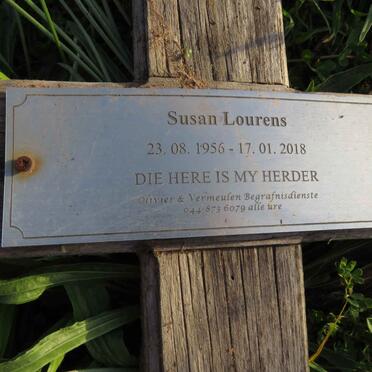 LOURENS Susan 1956-2018