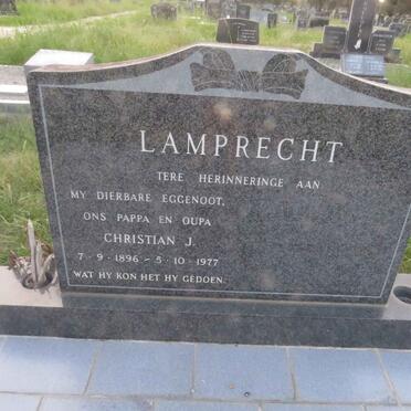 LAMPRECHT Christian J. 1896-1977