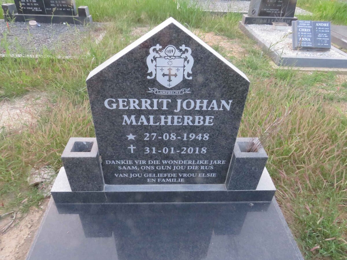 LAMPRECHT Gerrit Johan Malherbe 1948-2018 & E.J.J. DU TOIT 1953-2020 _1
