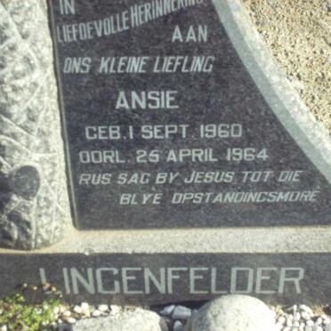 LINGENFELDER Ansie 1960-1964