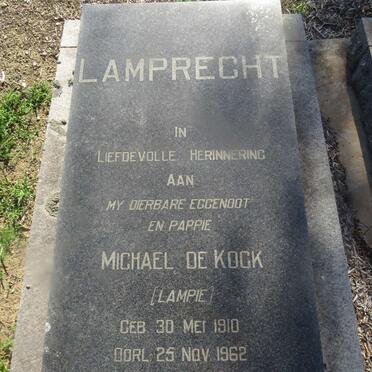 LAMPRECHT Michael de Kock 1910-1962