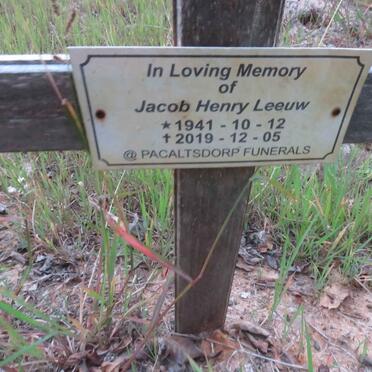 LEEUW Jacob Henry 1941-2019