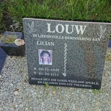 LOUW Lilian 1949-2013