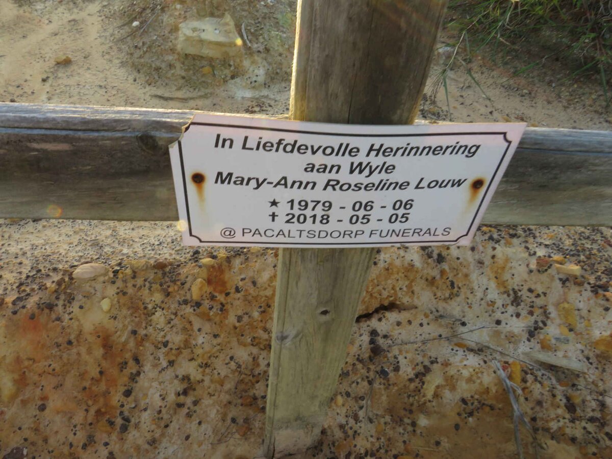 LOUW Mary-Ann Roseline 1979-2018