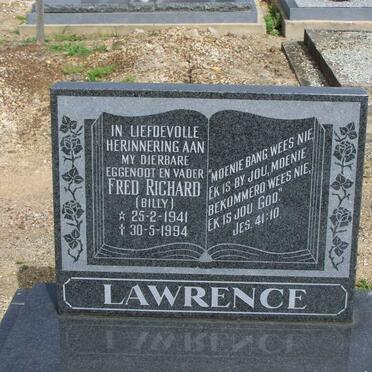 LAWRENCE Fred Richard 1941-1994