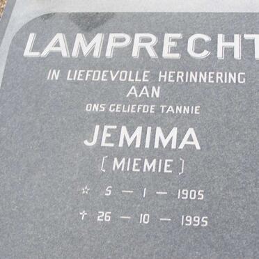 LAMPRECHT Jemima 1905-1995