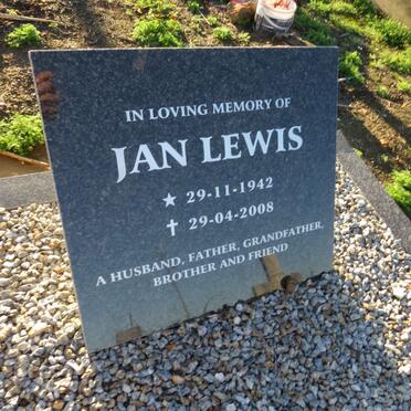 LEWIS Jan 1942-2008