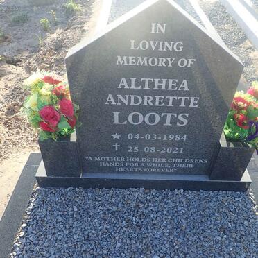 LOOTS Althea Andrette 1984-2021