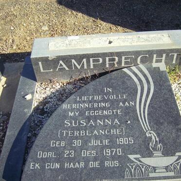 LAMPRECHT Susanna nee TERBLANCHE 1905-1970