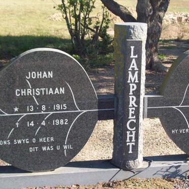 LAMPRECHT Johan Christiaan 1915-1982 &amp; Jacomina Fredrika 1917-1981
