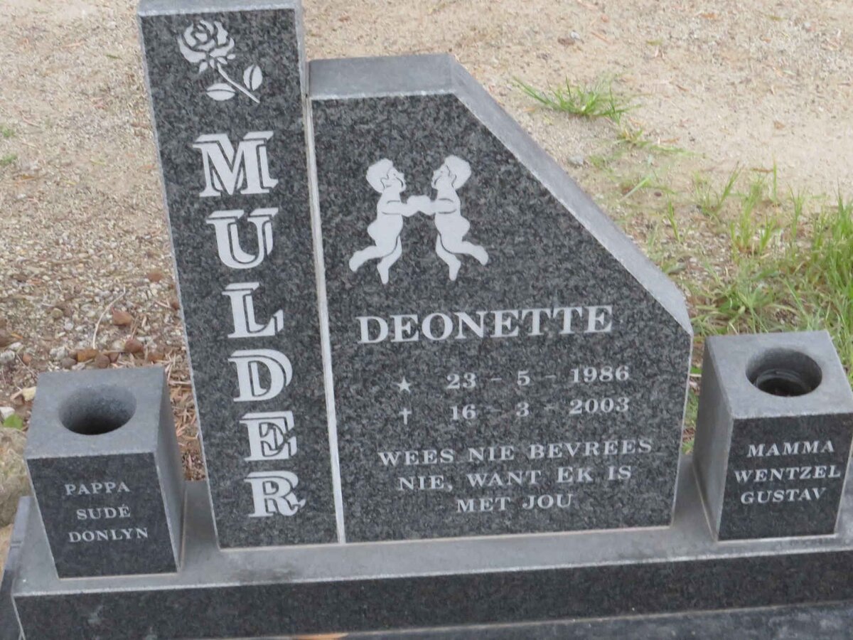 MULDER Deonette 1986-2003