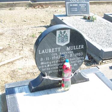 MULLER Laurett nee BARNARD 1943-1983