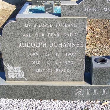 MILLER  Rudolph Johannes 1902-1972