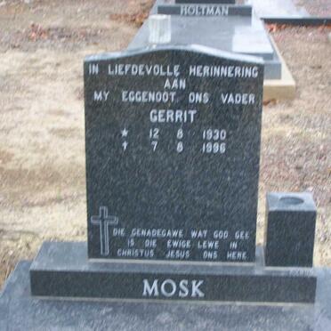 MOSK Gerrit 1930-1996