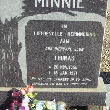 MINNIE Thomas 1955-1971
