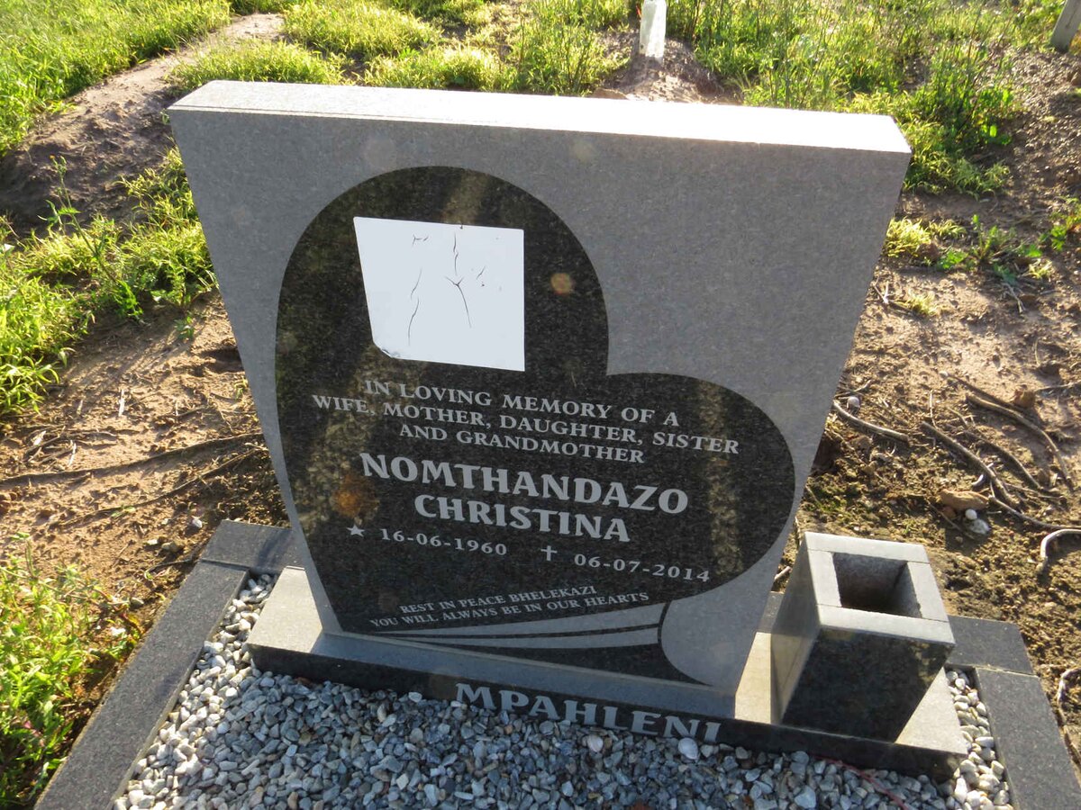 MPAHLENI Nomthandazo Christina 1960-2014