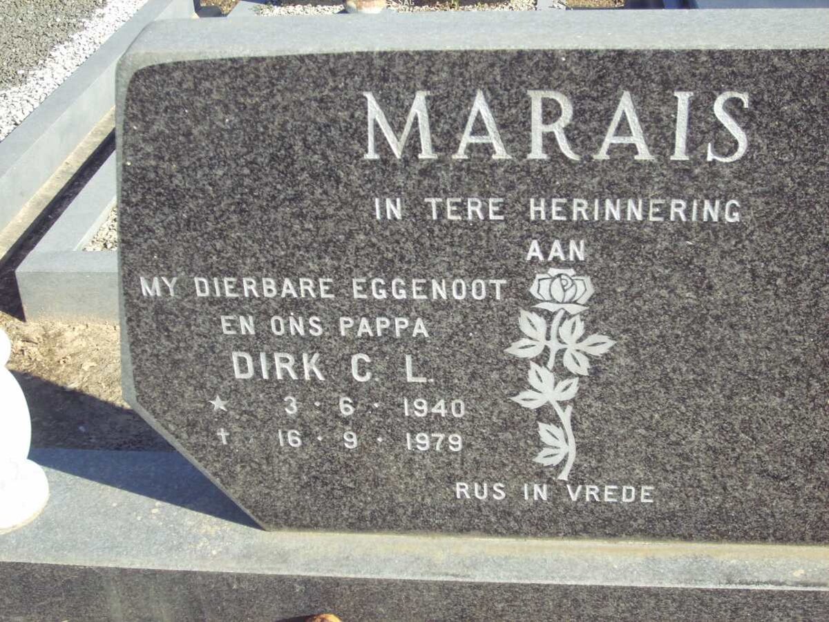 MARAIS Dirk C.L. 1940-1979