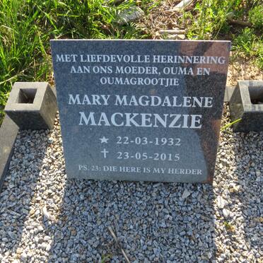 MACKENZIE Mary Magdalene 1932-2015