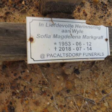 MARKGRAFF Sofia Magdelena 1953-2018