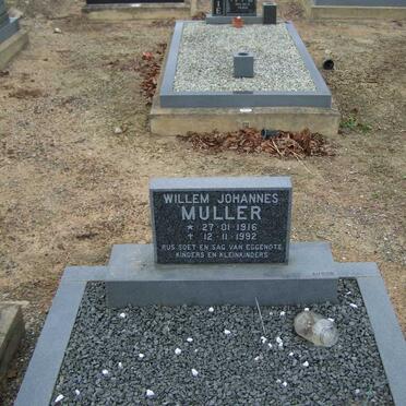 MULLER Willem Johannes 1916-1992