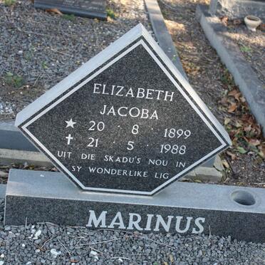 MARINUS Elizabeth Jacoba 1899-1988