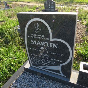 MARTIN Jonas 1935-2015 & Dinah 1937-2014