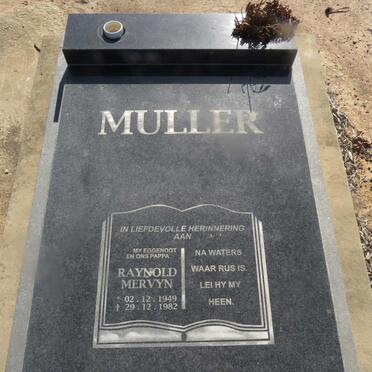 MULLER Raynold Mervyn 1949-1982