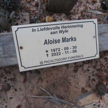 MARKS Aloise 1972-2022